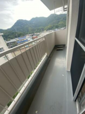 静岡市駿河区丸子、マンションのバルコニー画像です