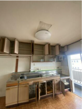 静岡市駿河区丸子、マンションのキッチン画像です