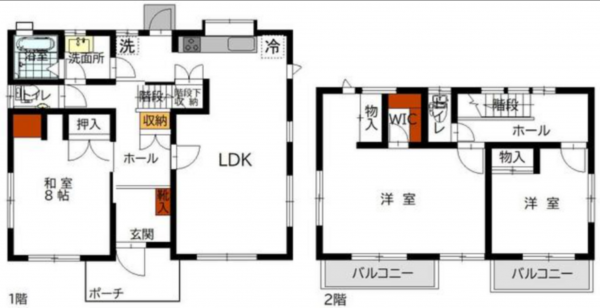 静岡市駿河区南安倍、中古一戸建ての間取り画像です