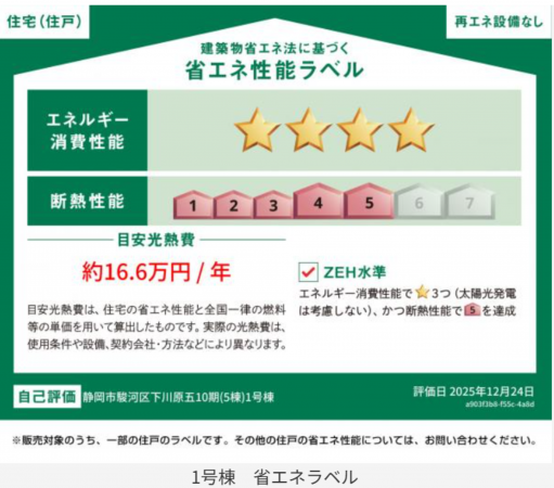 静岡市駿河区下川原、新築一戸建てのその他画像です