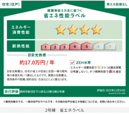 静岡市駿河区下川原、新築一戸建てのその他画像です