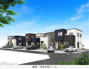 静岡市駿河区下川原、新築一戸建ての完成予想図（外観）画像です