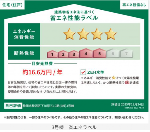 静岡市駿河区下川原、新築一戸建てのその他画像です