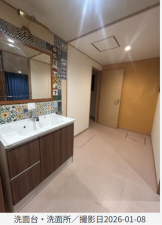 静岡市駿河区石部、中古一戸建ての洗面画像です