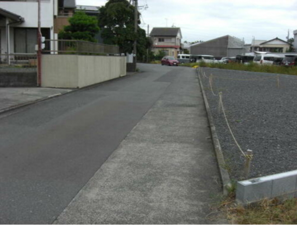 静岡市駿河区丸子新田、土地の外観画像です