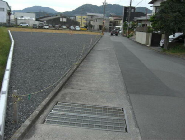 静岡市駿河区丸子新田、土地の外観画像です