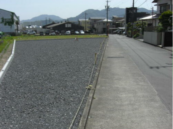 静岡市駿河区丸子新田、土地の外観画像です