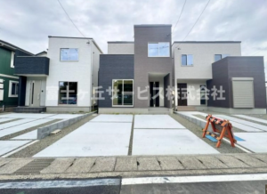 静岡市駿河区中島、新築一戸建ての外観画像です