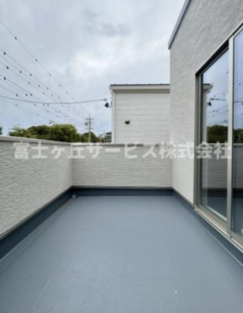 静岡市駿河区中島、新築一戸建てのバルコニー画像です