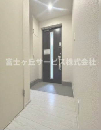 静岡市駿河区中島、新築一戸建ての玄関画像です