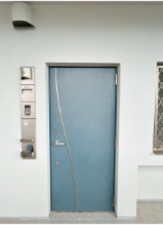 静岡市駿河区丸子新田、マンションの玄関画像です