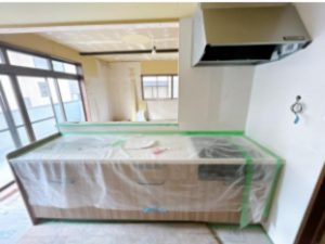 静岡市駿河区聖一色、中古一戸建てのキッチン画像です