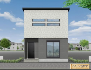 静岡市駿河区高松、新築一戸建ての外観画像です