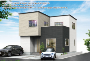 静岡市駿河区中島、新築一戸建ての外観画像です