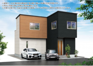静岡市駿河区向敷地、新築一戸建ての外観画像です