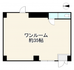 京都市伏見区東浜南町、収益物件/店舗付住宅の間取り画像です