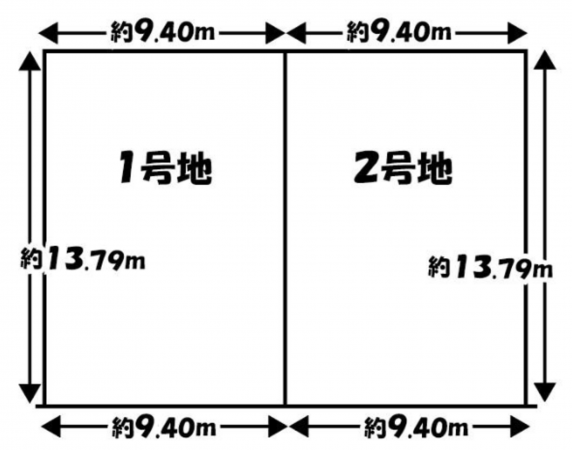 京都市伏見区桃山町丹下、土地の間取り画像です