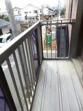 京都市伏見区新町、中古一戸建てのバルコニー画像です