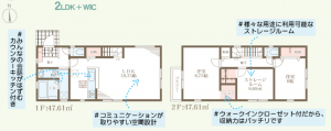 京都市伏見区深草願成町、新築一戸建ての間取り画像です