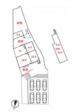 京都市伏見区日野野色町、中古一戸建ての間取り画像です