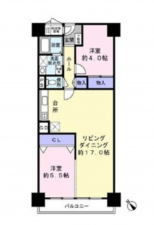 京都市南区吉祥院石原長田町、マンションの間取り画像です