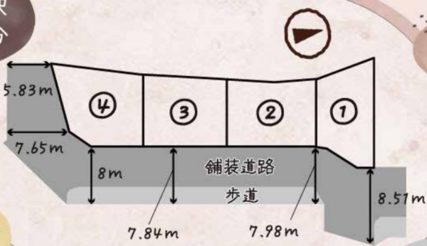 京都市南区久世大築町、新築一戸建ての画像です