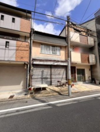 京都市南区東九条明田町、土地の画像です