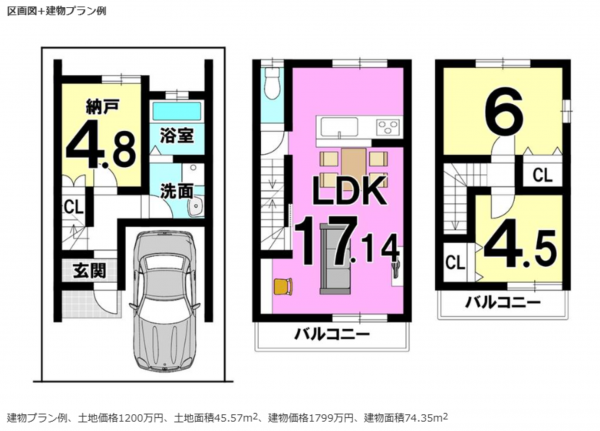 京都市伏見区深草直違橋南、土地の画像です