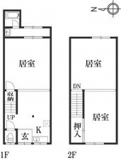 京都市伏見区醍醐槇ノ内町、中古一戸建ての間取り画像です