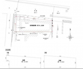 京都市伏見区深草直違橋、中古一戸建ての間取り画像です