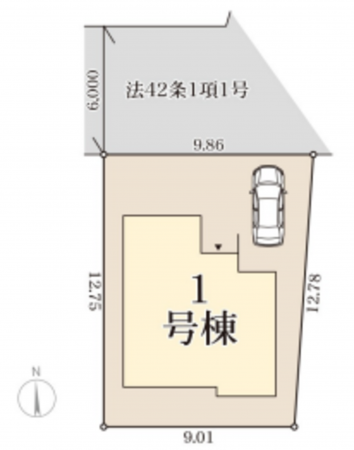 京都市伏見区日野不動講町、新築一戸建ての画像です