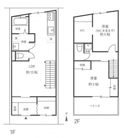 京都市伏見区川東町、中古一戸建ての間取り画像です