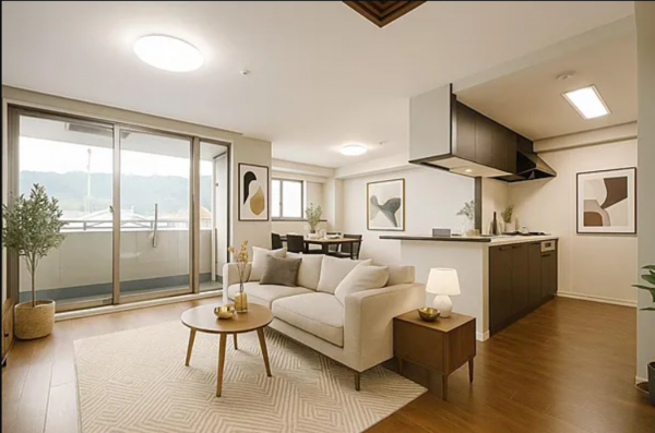 京都市伏見区醍醐大構町、マンションの画像です