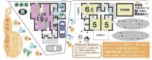 京都市伏見区久我本町、新築一戸建ての間取り画像です