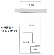 京都市伏見区北浜町、土地の間取り画像です