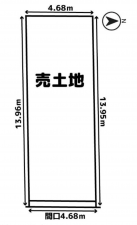 京都市南区九条町、土地の間取り画像です
