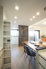 京都市右京区、マンションのキッチン画像です