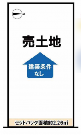 京都市南区東九条東御霊町、土地の間取り画像です