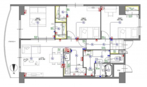 京都市伏見区深草出羽屋敷町、マンションの間取り画像です