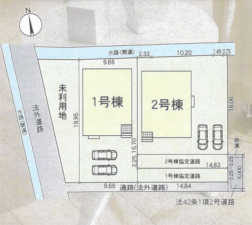 京都市伏見区淀樋爪町、新築一戸建ての画像です