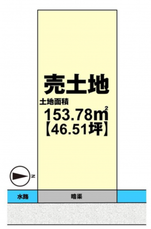 京都市伏見区久我石原町、土地の間取り画像です