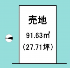 京都市伏見区深草加賀屋敷町、土地の間取り画像です