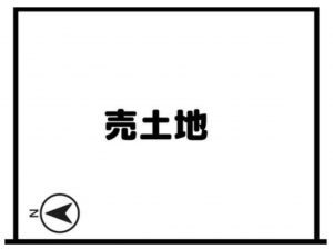 京都市南区上鳥羽高畠町、土地の間取り画像です