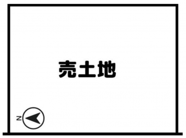京都市南区上鳥羽高畠町、土地の間取り画像です