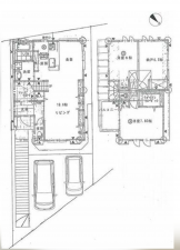 京都市伏見区桃山町遠山、中古一戸建ての間取り画像です