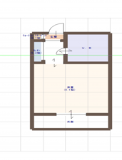 京都市伏見区深草西浦町、収益物件/マンションの間取り画像です