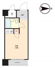 京都市南区東九条北松ノ木町、収益物件/マンションの間取り画像です