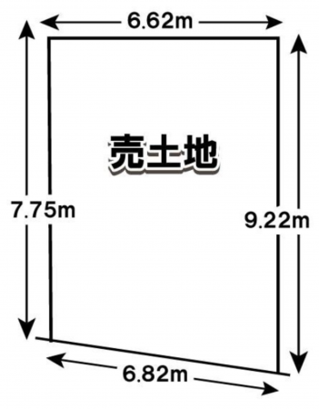 京都市伏見区向島二ノ丸町、土地の間取り画像です