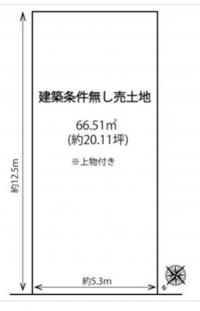 京都市伏見区桃山町山ノ下、土地の間取り画像です