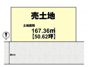 京都市伏見区羽束師鴨川町、土地の間取り画像です